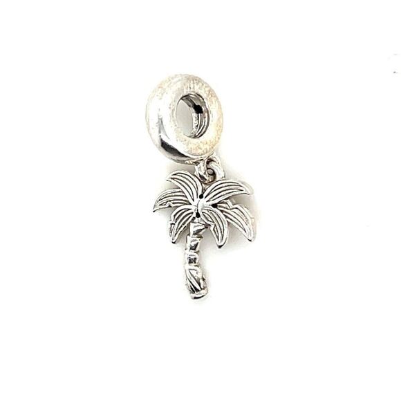 Pandora Green Cz Palm Dangle Charm - Picture 3 of 3
